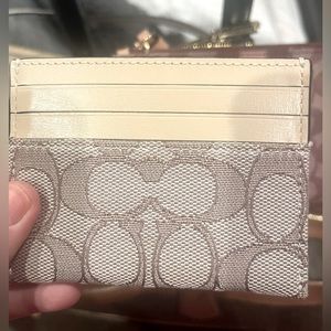 Coach card holder